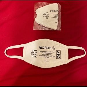 Authentic Anti Social Social Club Face Mask 😷 Brand New Still In Package